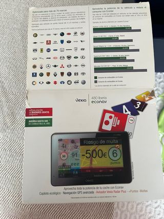 GPS Vexia 480 Iberia Econav - Copiloto Ecológico