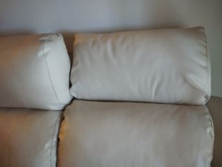 Sofá Natuzzi 2 plazas piel beige