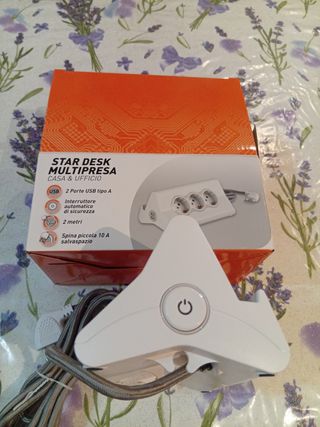 Multipresa Star Desk 2 porte USB tipo A