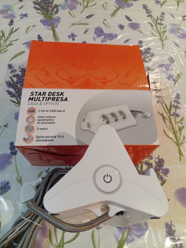 Multipresa Star Desk 2 porte USB tipo A
