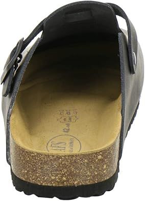 Zuecos Piel Negro Talla 44