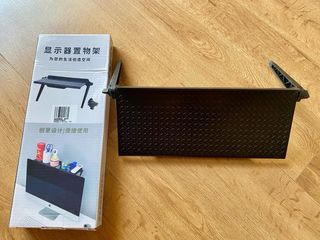 Soporte monitor-TV, negro, 2 uds.