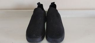 Scarpe donna nere con strass