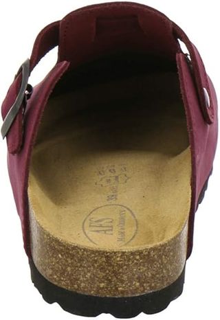 Zuecos Piel AFS rojos - Talla 37