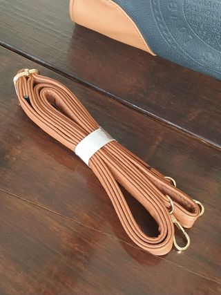 Bolso mediano negro y marrón - Piel sintética