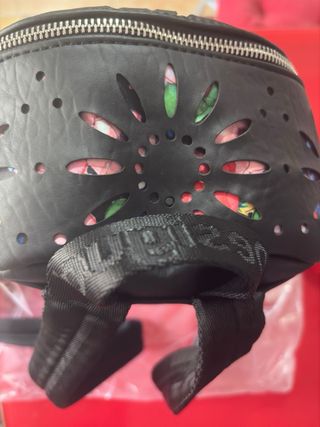 Mochila Desigual negra estampada