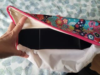 Asiento alzador y Bolsa portameriendas infantil