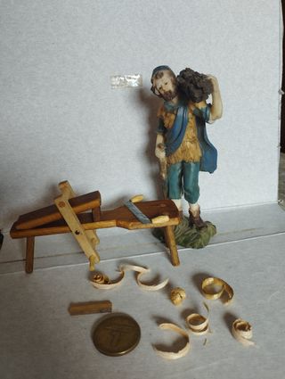 Banco de tallar en miniatura 