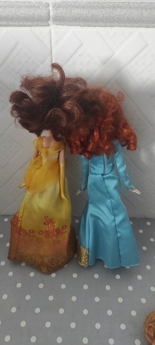 Lote 7 Muñecas de Princesas Disney