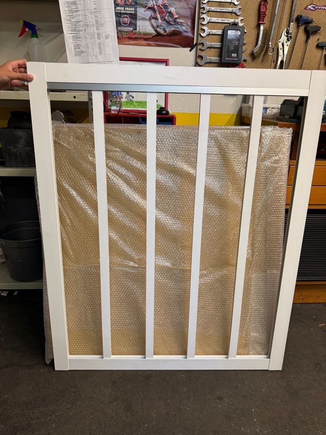 Valla seguridad ventana niños - Blanca