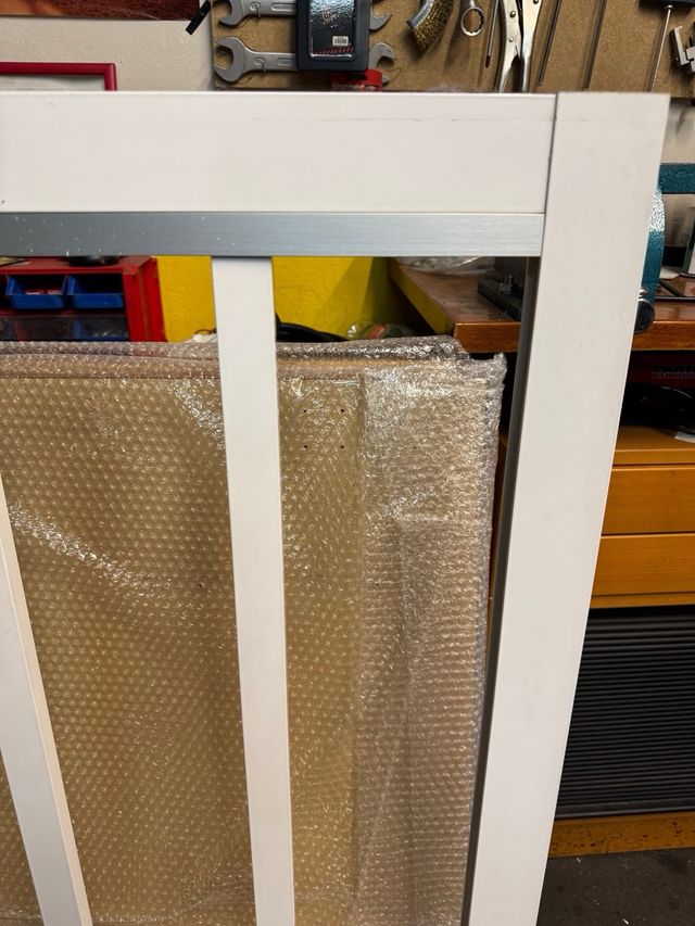 Valla seguridad ventana niños - Blanca