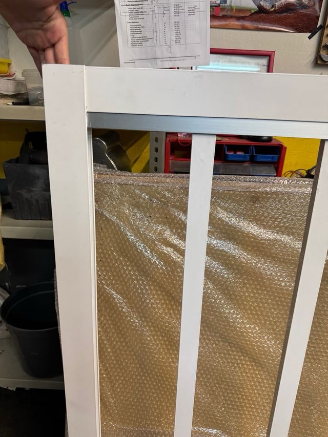 Valla seguridad ventana niños - Blanca