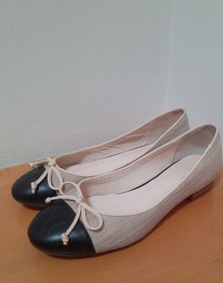 Balerinas Pedro del Hierro 37 beige-negro