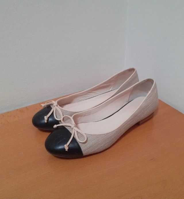 Balerinas Pedro del Hierro 37 beige-negro