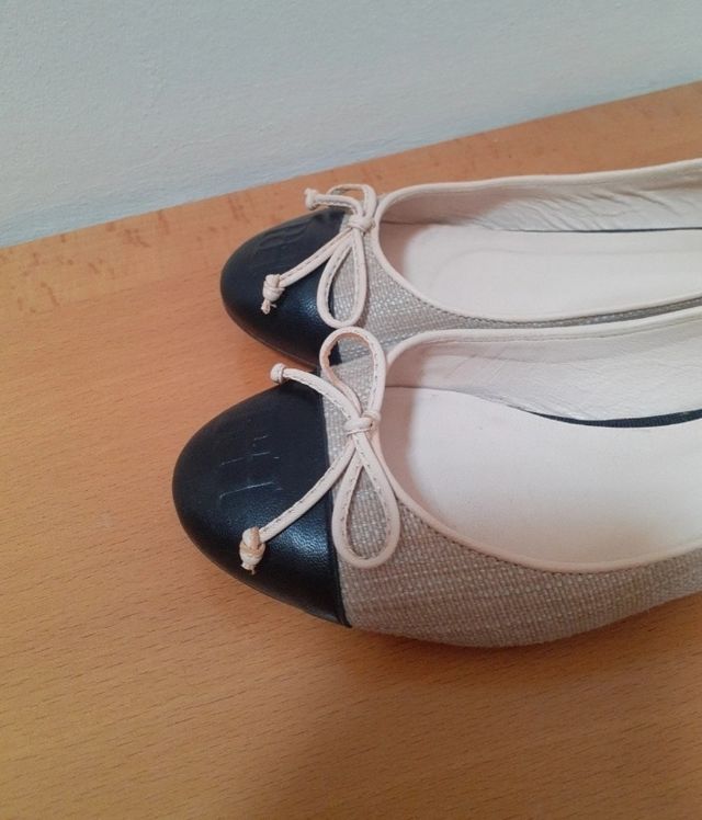 Balerinas Pedro del Hierro 37 beige-negro