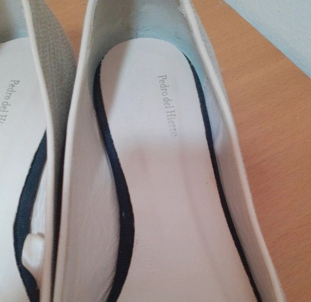 Balerinas Pedro del Hierro 37 beige-negro