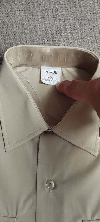 2 camisas ejercito , mili.