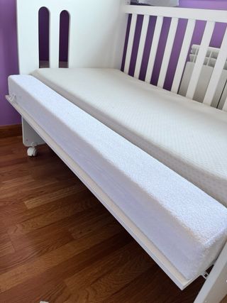 Cuna bebé con colchón y kit colecho