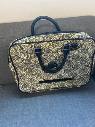 Maletín Portátil MSK beige-negro