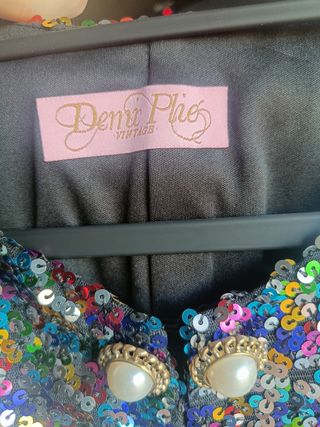 Blazer lentejuelas multicolor