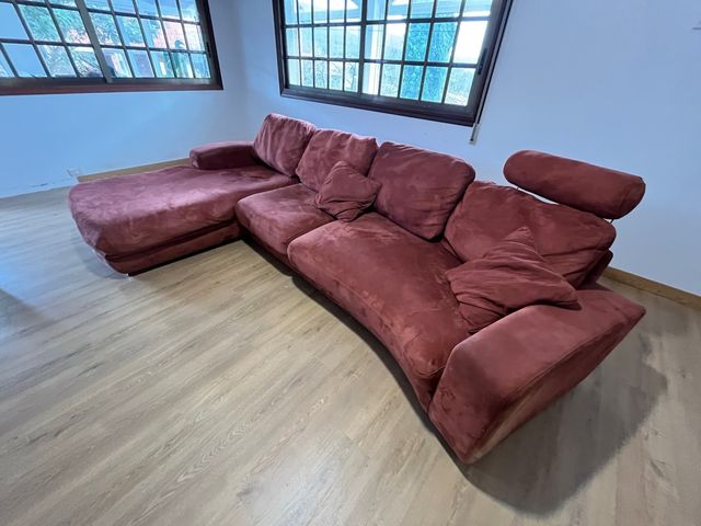 Sofá Chaiselong granate