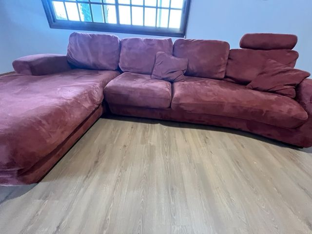 Sofá Chaiselong granate