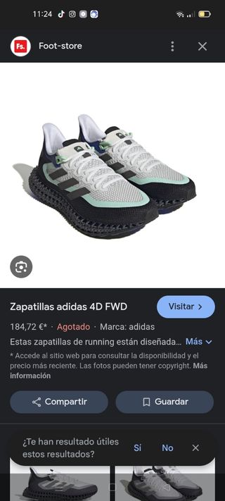 Zapatillas Adidas 4D - Impecables