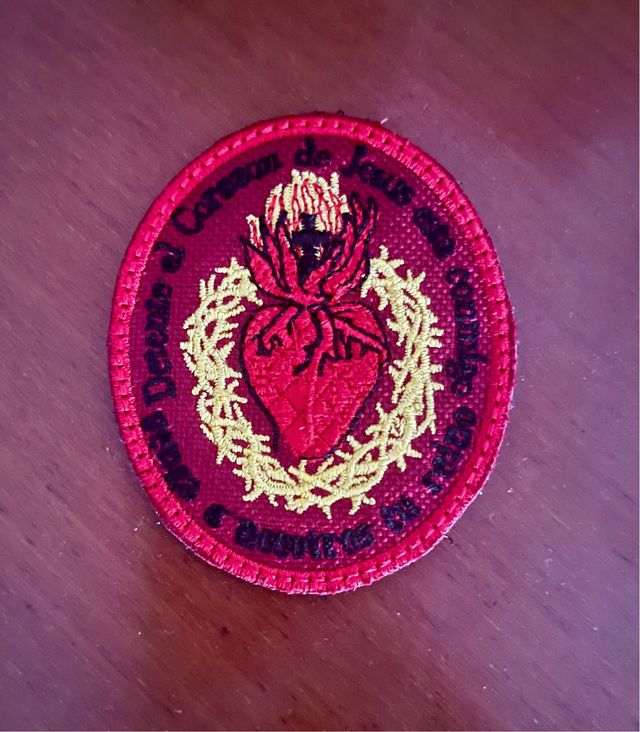 Parche “ Detente” Sagrado Corazón 6x7cm
