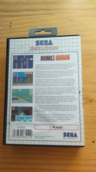 Sonic Chaos - Sega Master System