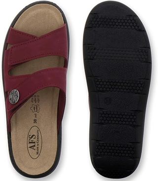 Sandalias Piel AFS rojas - Talla 38