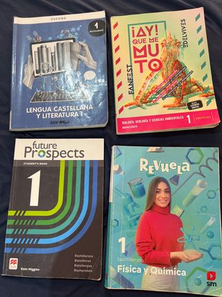 libros 1*bachiller ciencias