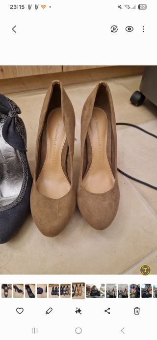 Tacones Bershka y Marypaz