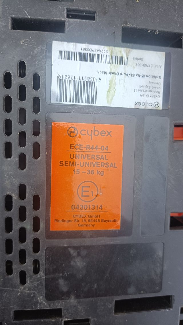 Silla coche Cybex - Grupo 2/3