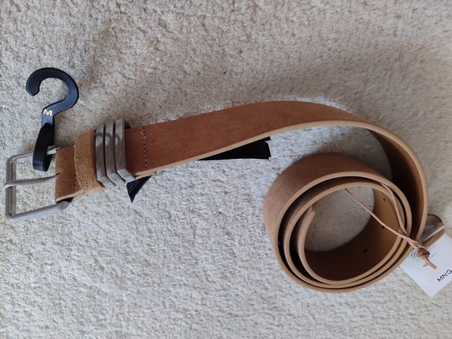 Cinturón Mango Piel - Marrón