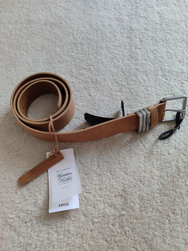 Cinturón Mango Piel - Marrón