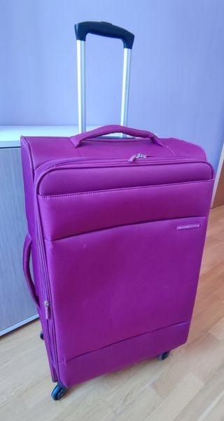 Maleta Grande con Ruedas color Malva Paco Martínez