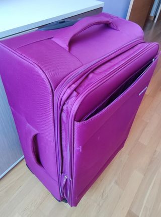 Maleta Grande con Ruedas color Malva Paco Martínez