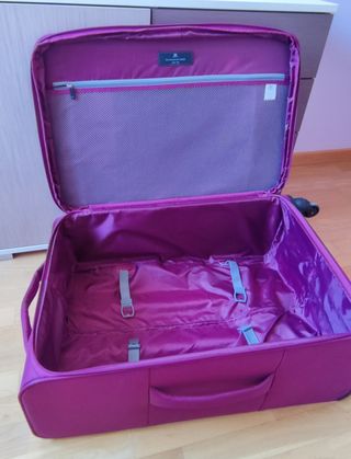 Maleta Grande con Ruedas color Malva Paco Martínez