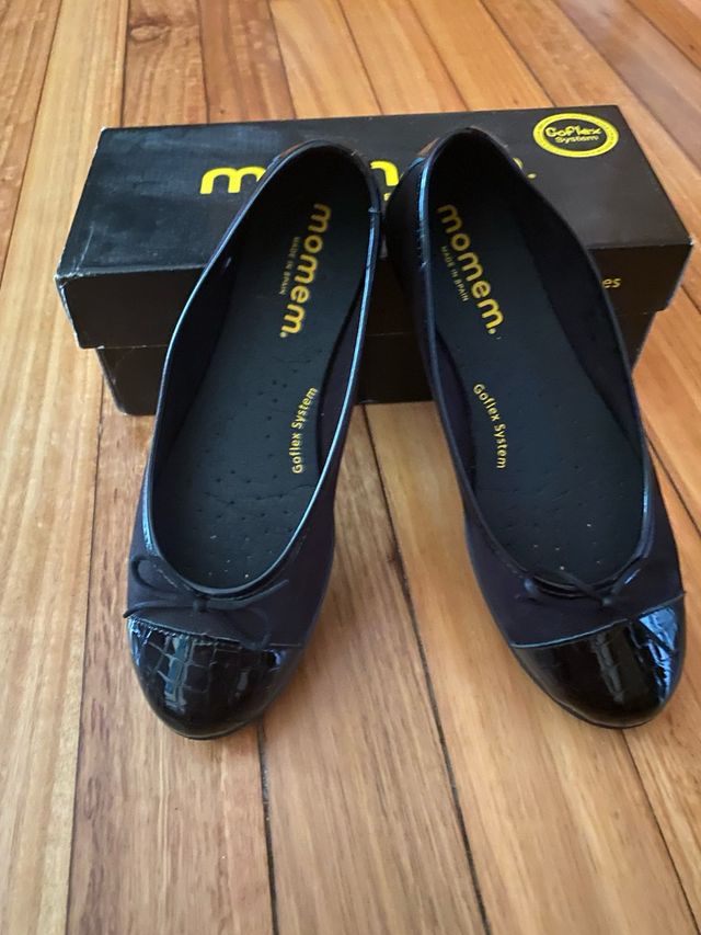 Zapatos momem negros talla 38