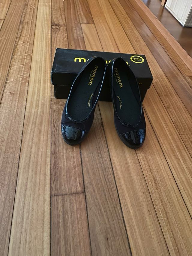 Zapatos momem negros talla 38