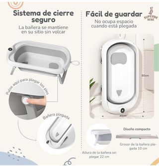 Bañera Plegable Bebe - Superbebé