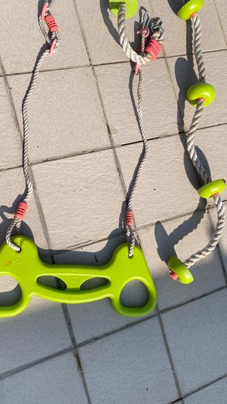 Columpio infantil + Escalera de cuerda