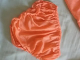 Camison,pijama, T-S/M,nuevo,vintage naranja