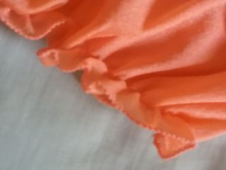 Camison,pijama, T-S/M,nuevo,vintage naranja