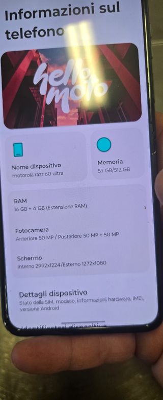 Motorola razr 60 ultra - Custodia inclusa