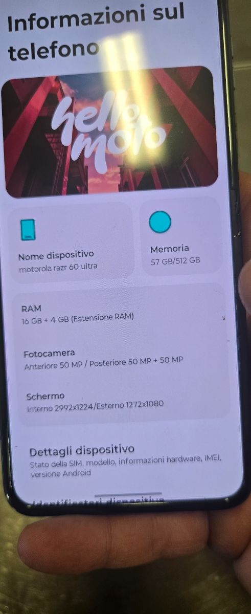 Motorola razr 60 ultra - Custodia inclusa