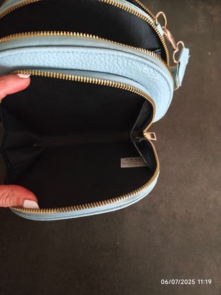 Bolso bandolera azul
