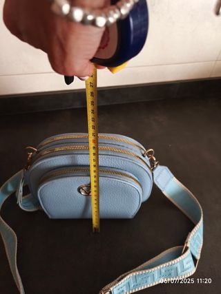 Bolso bandolera azul