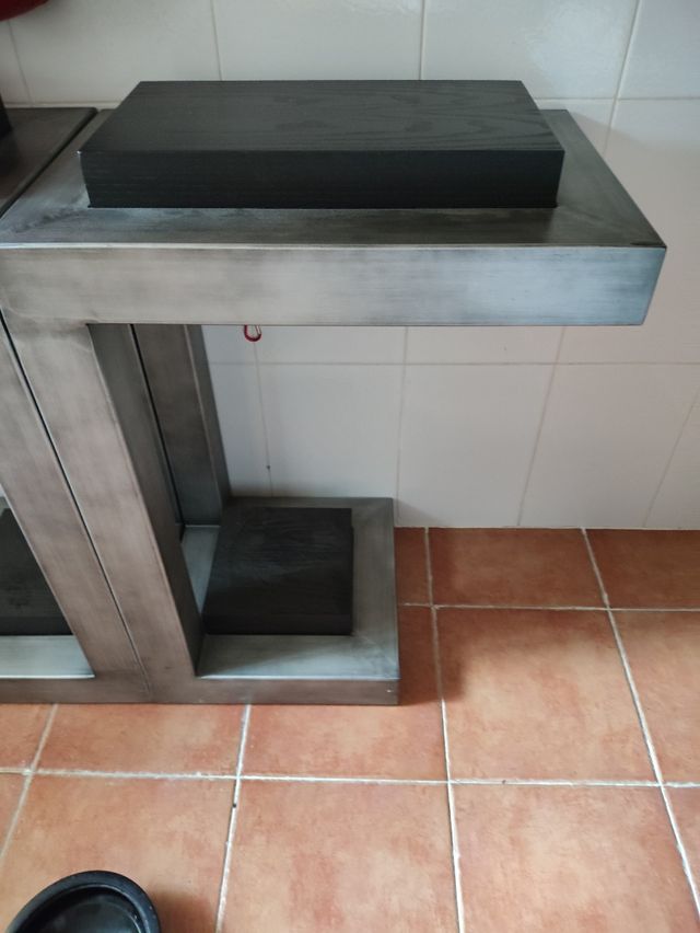 Mesas entrada - Metal & Madera