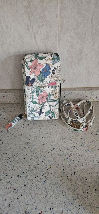 Bolso bandolera floral